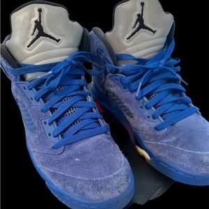 Jordan Retro 5 Blue Suede Size 8.5 (Men’s)